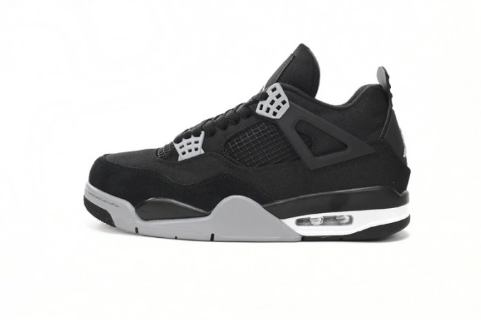 Cheap Air Jordan Black Canvas 4 DH7138-006 0727